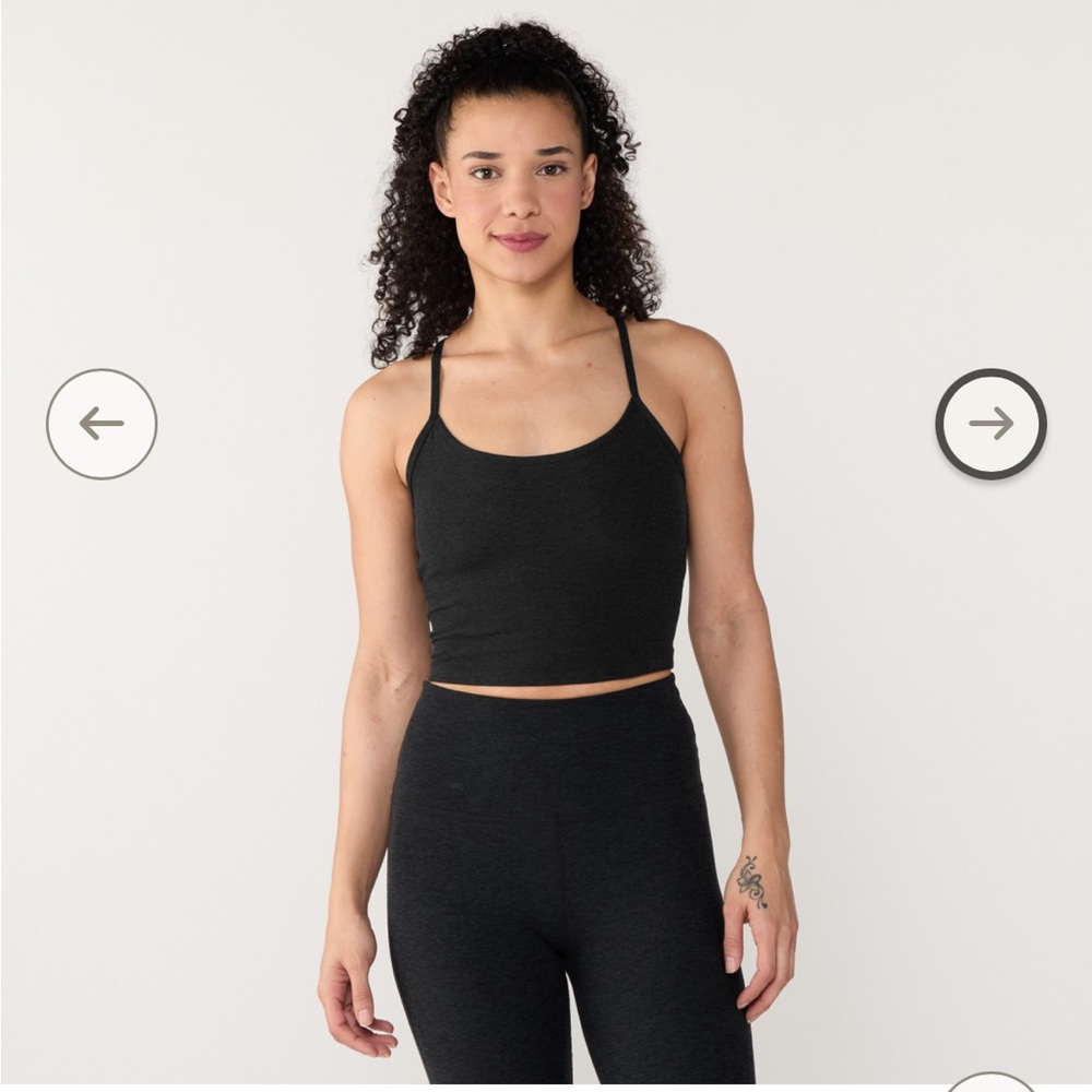 Beyond yoga Spacedye Slim Racerback Cropped Tank